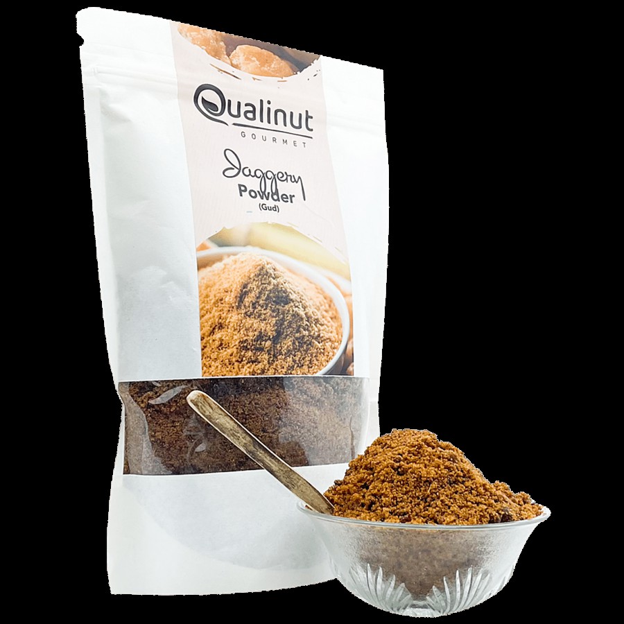 Qualinut Gourmet Jaggery Powder/Gud - Natural Sweetener