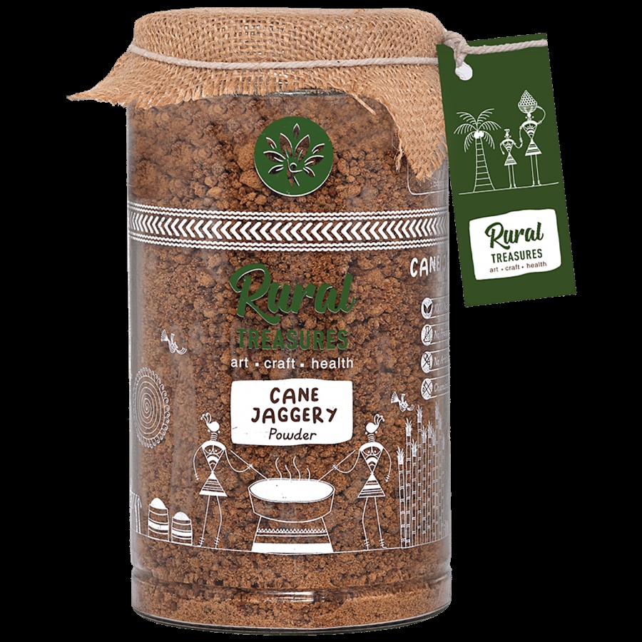 Rural Treasures Cane Jaggery Powder - Natural