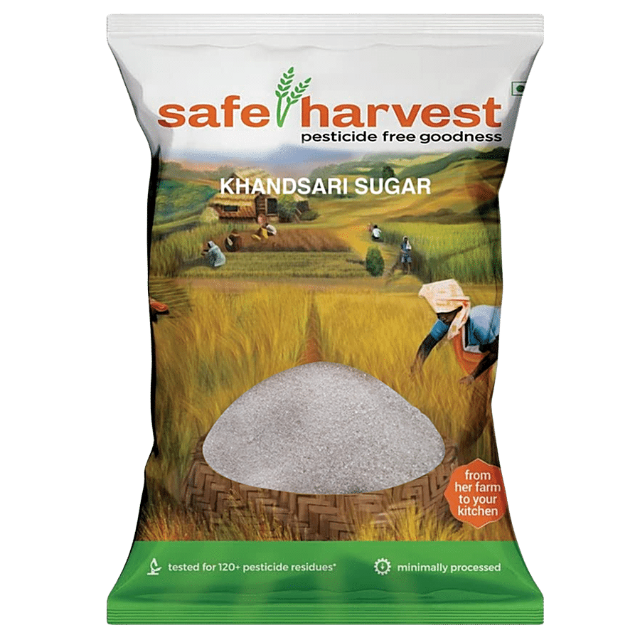 Safe Harvest Khandsari Sugar/Sakkare - Pesticide Free