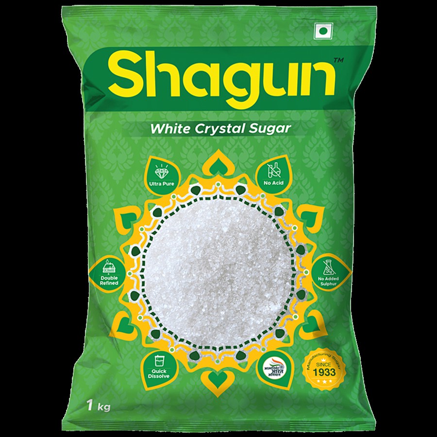 Shagun  White Crystal Sugar - Ultra Pure