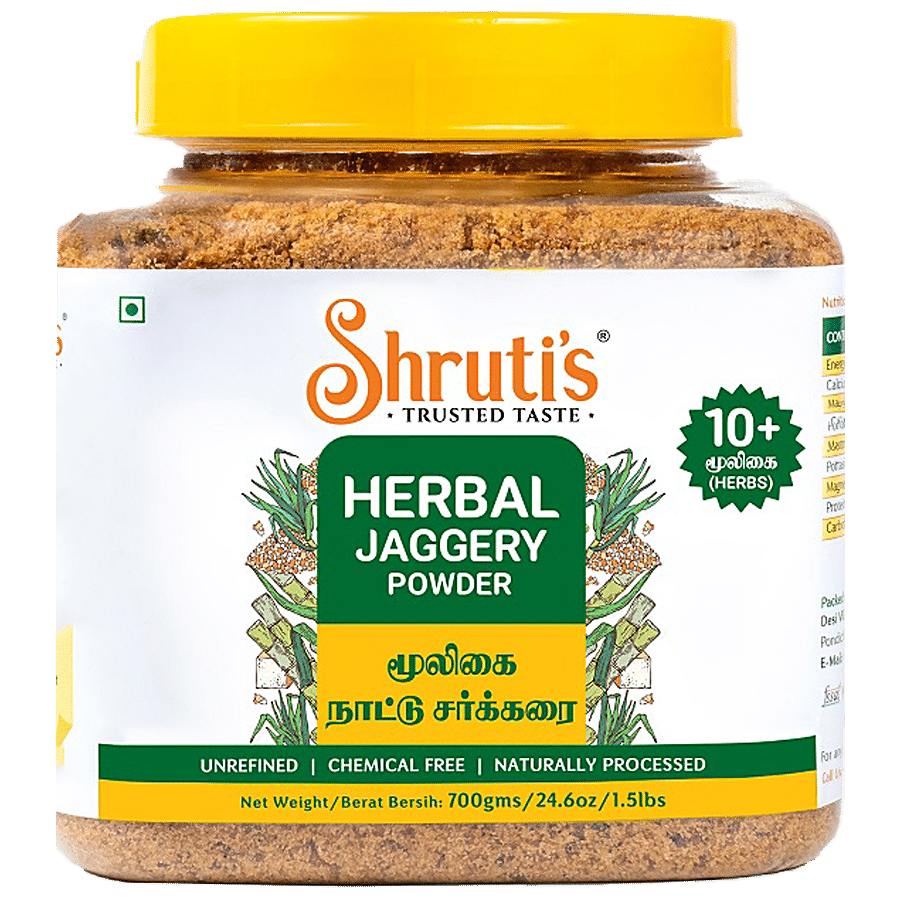 Shruti's Herbal Jaggery Powder - Naturally Processed