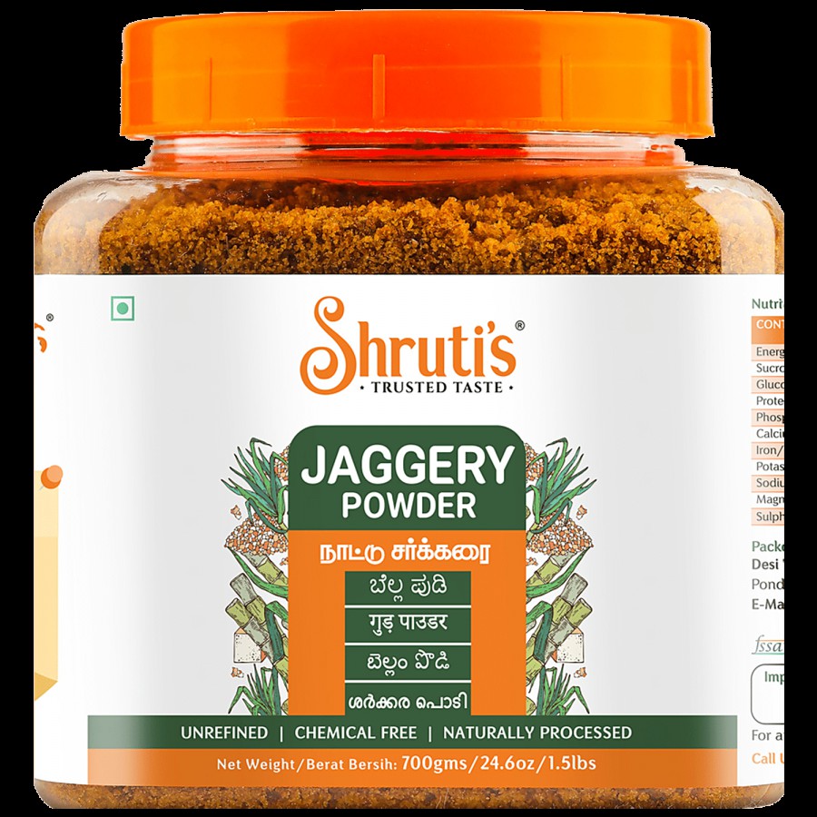 Shruti's Jaggery Powder - Naturally Processed