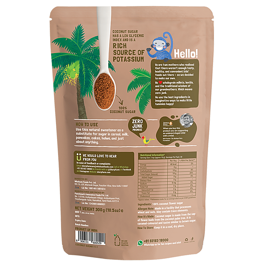 Slurrp Farm Coconut Sugar Natural Sweetener