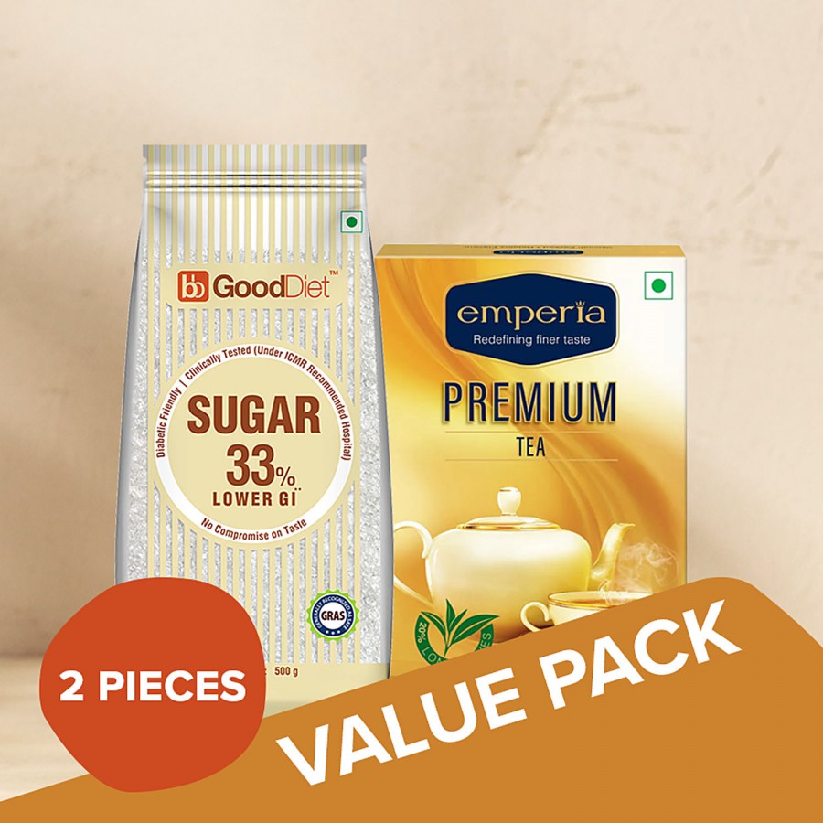 bb Combo Emperia Premium Tea 20% Extra-Long Leaf 250 g + BB GoodDiet Sugar Low GI 500 g