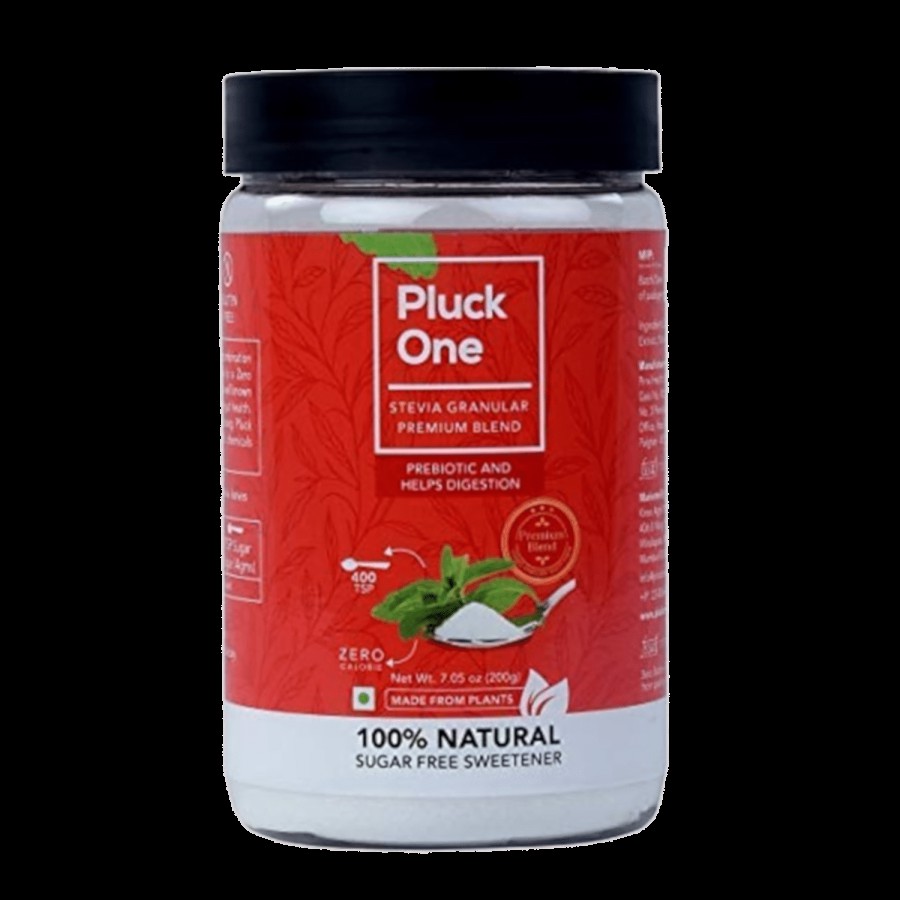 Pluck One Stevia Premium Blend - 100% Natural Sugar Substitute