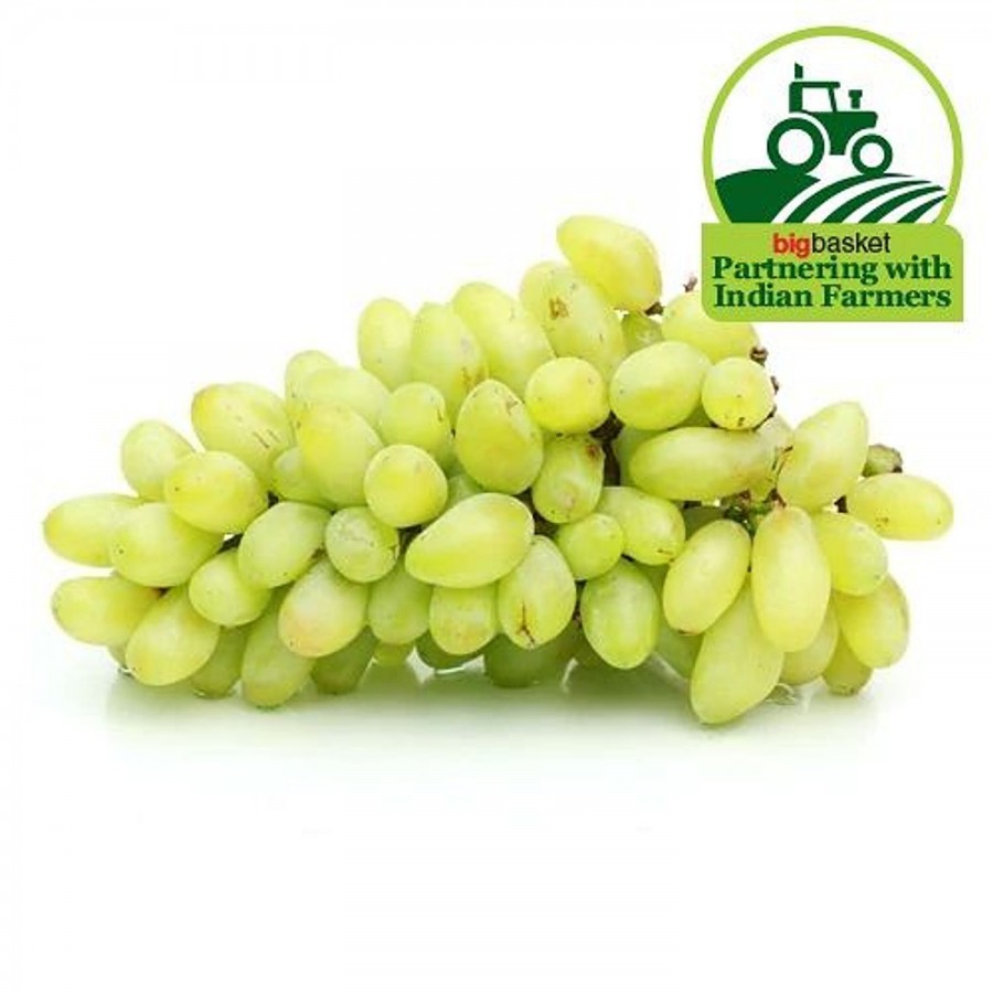 fresho! Green Grapes - Sonaka