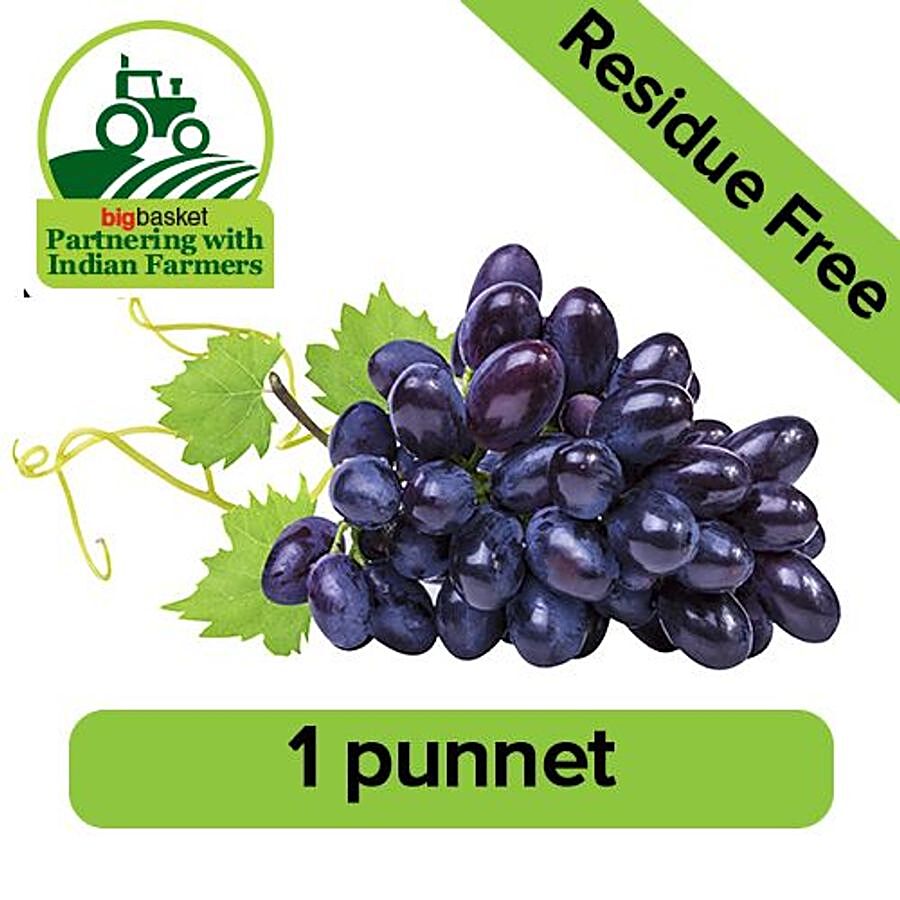 fresho! Grapes - Black Seedless