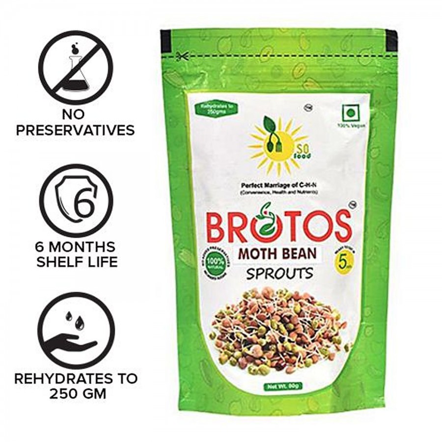 Brotos Dehydrated Sprouts - Moth Bean