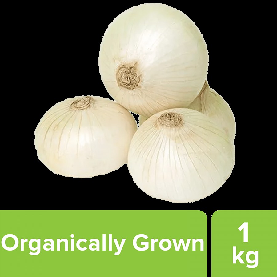 fresho! Onion White - Organically Grown (Loose)