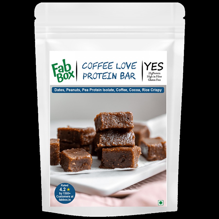 Fabbox Coffee Love Protein Bar - Crunchy