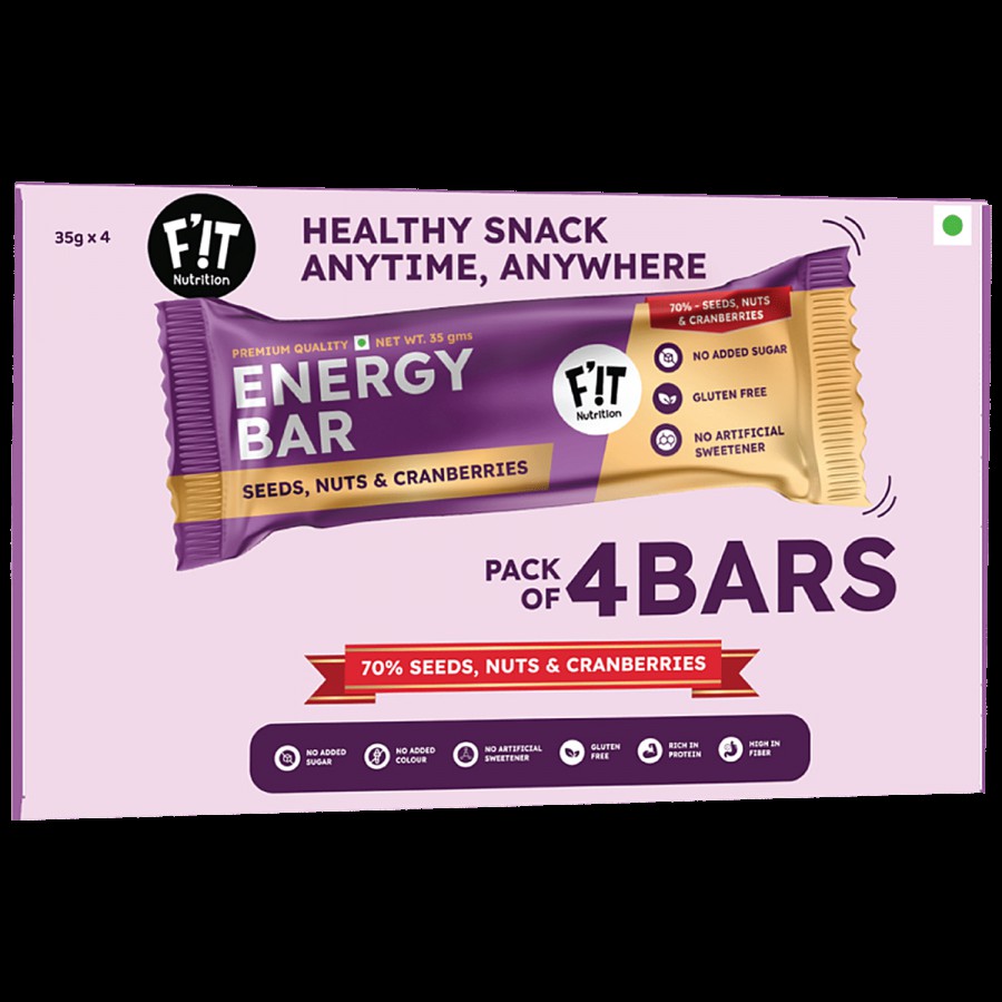 Fit Nutrition Premium Energy Bar - Seeds