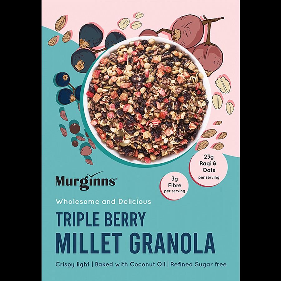 Murginns Triple Berry Millet Granola