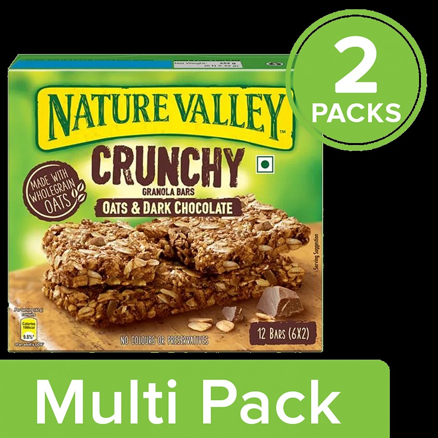 Nature Valley Crunchy Granola Bars - Oats & Dark Chocolate