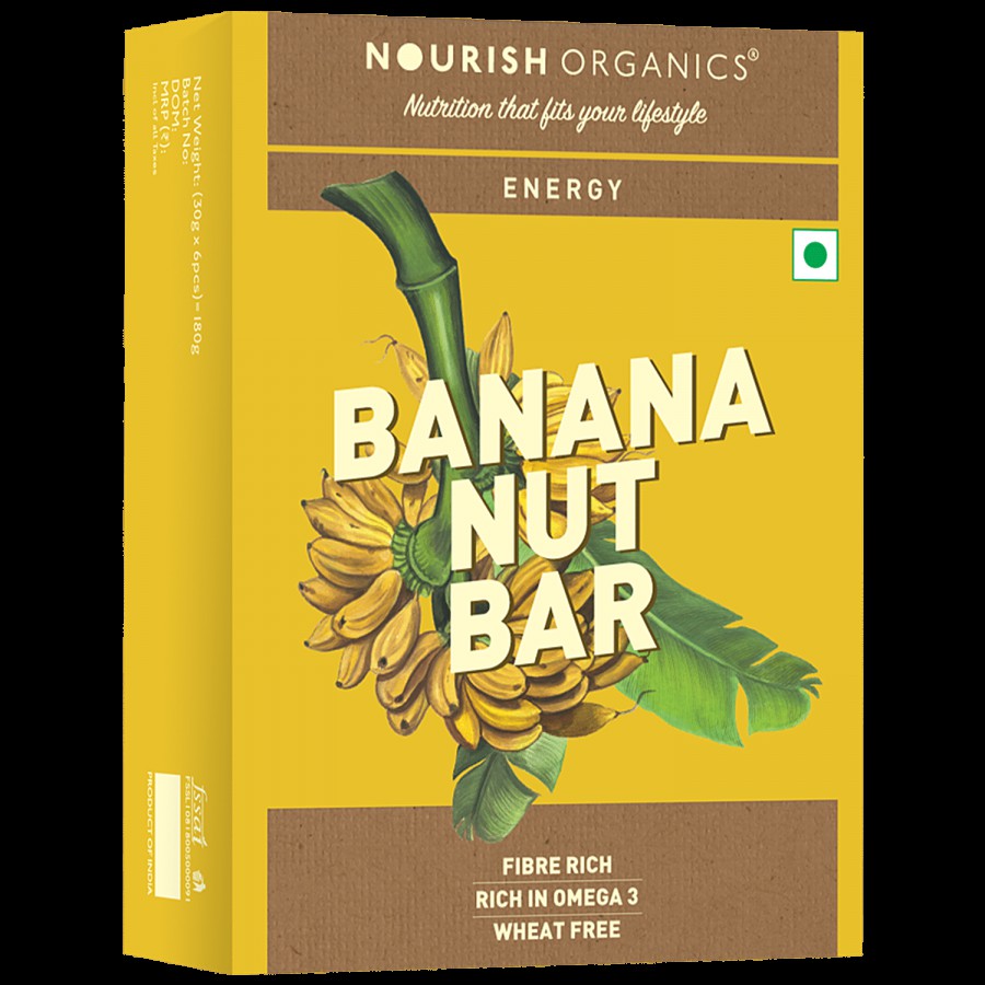 Nourish Organics Energy - Banana Nut Bar