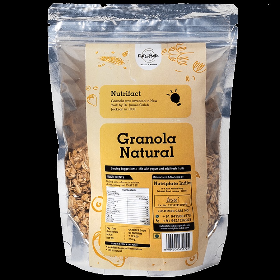 Nutriplate India Granola Natural