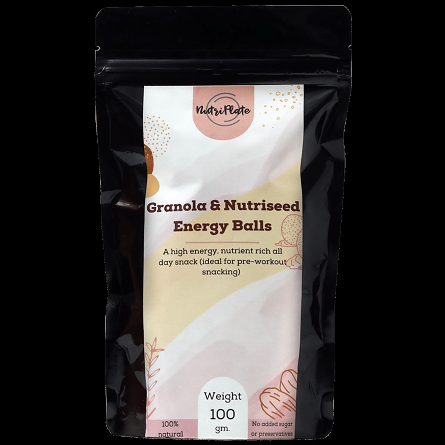 Nutriplate India Granola & Nutriseed Energy Balls - Healthy Snack