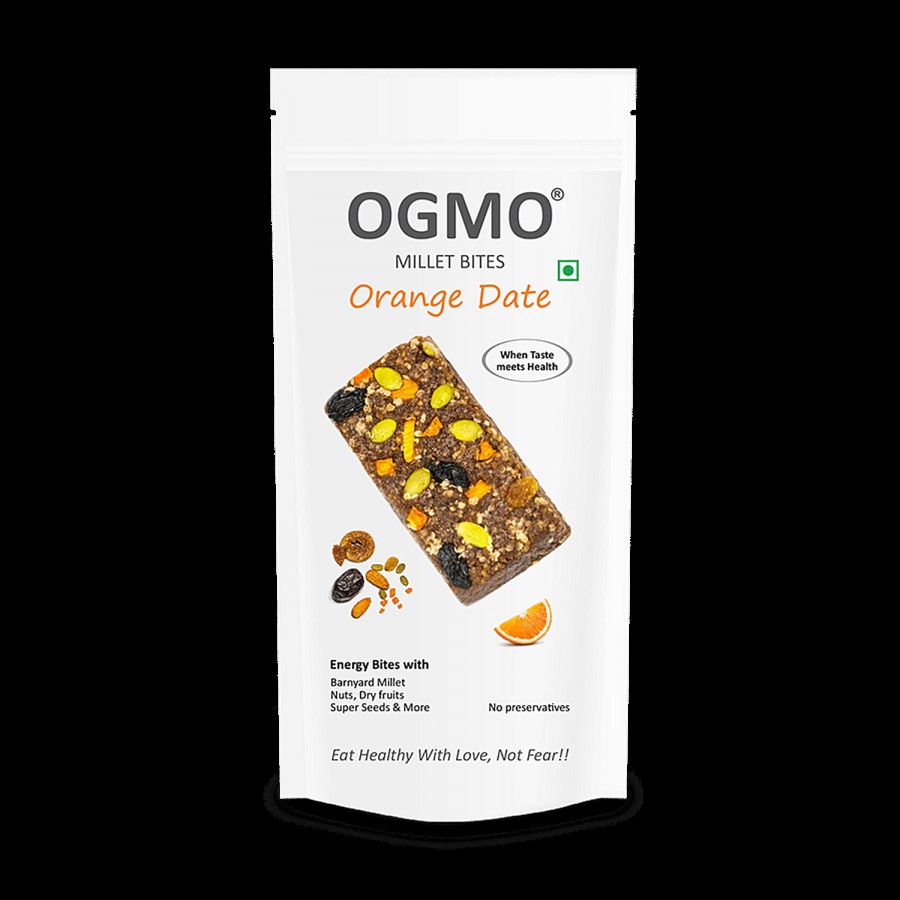 OGMO Millet Bites - With Orange Date