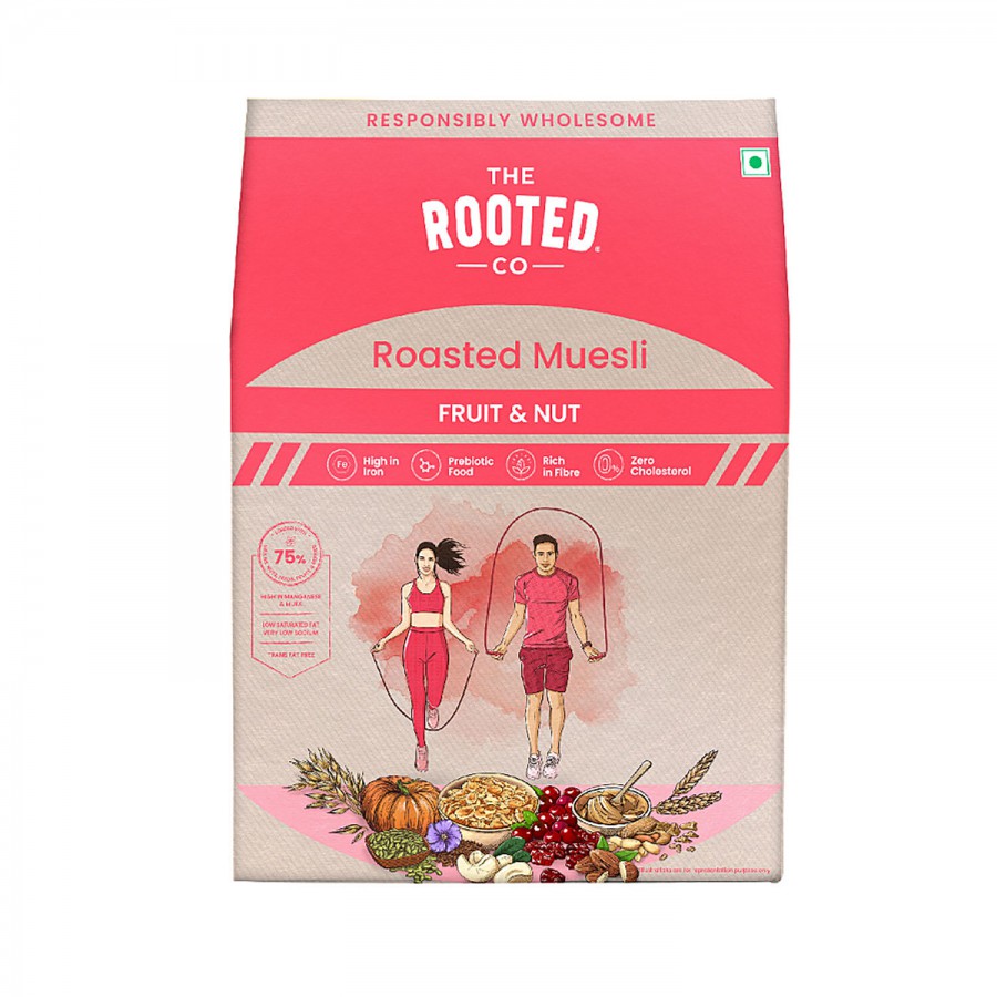 THE ROOTED CO. Roasted Muesli Cereals - Fruit & Nut