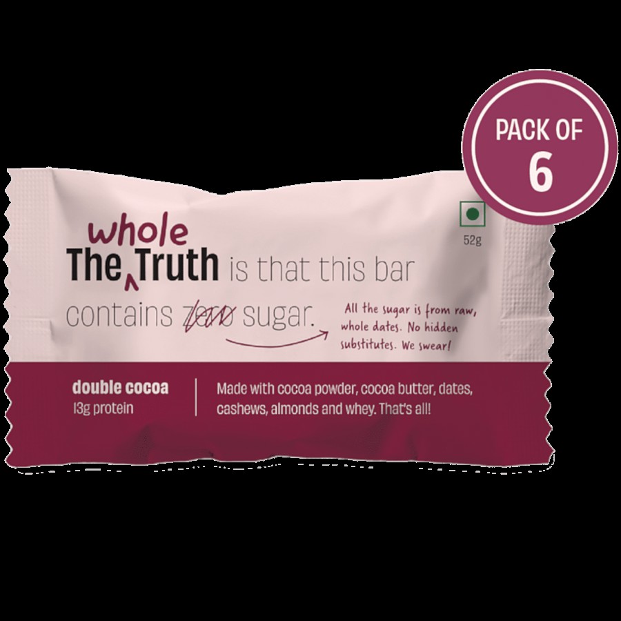 The Whole Truth Protein Bars - Double Cocoa