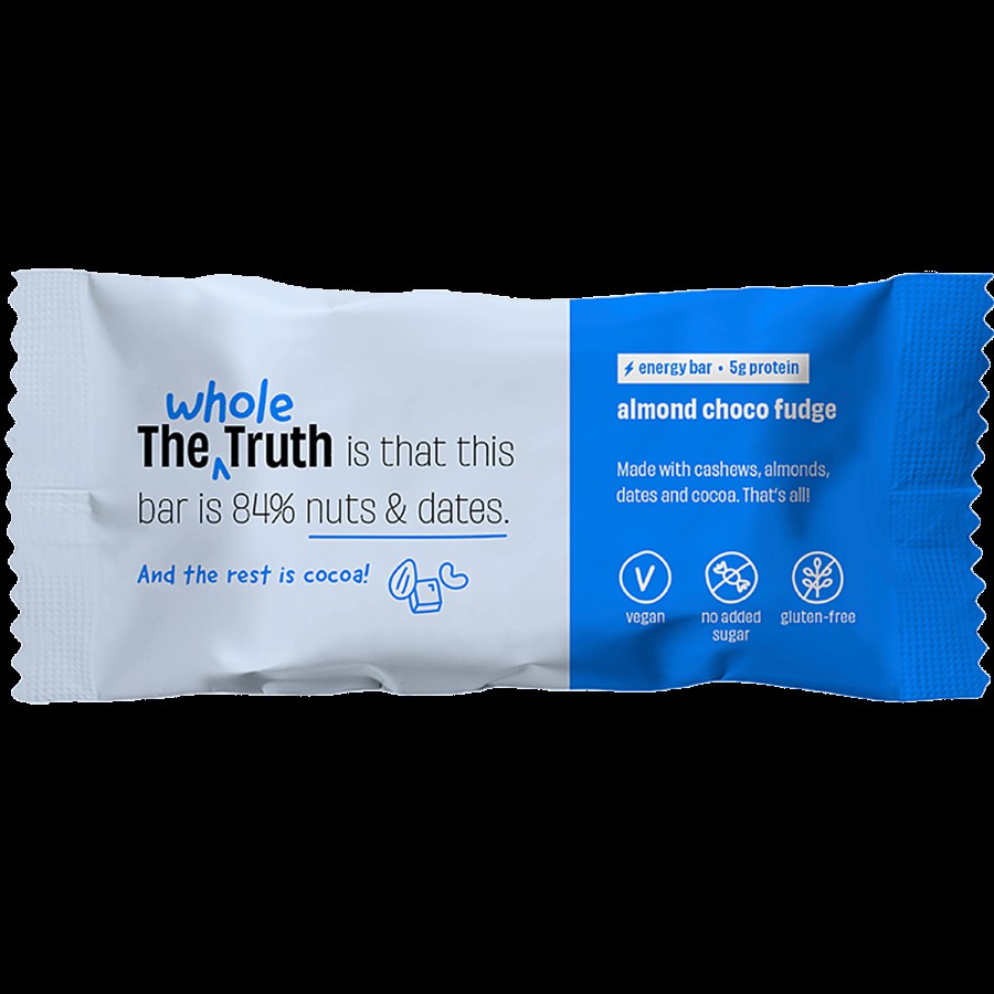 The Whole Truth Vegan Energy Bar - Almond Choco Fudge