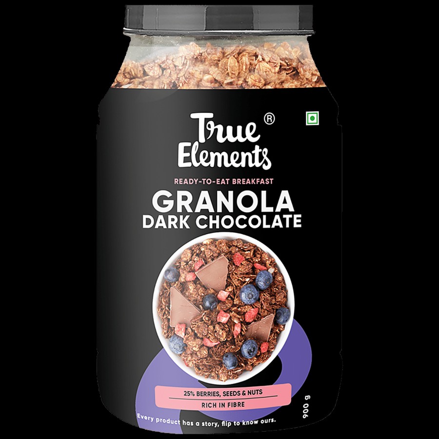 True Elements Baked Granola - Almonds & Dark Chocolate