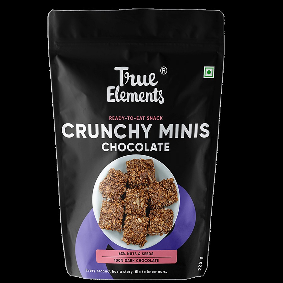 True Elements Chocolate Crunchy Minis - Ready To Eat Snack