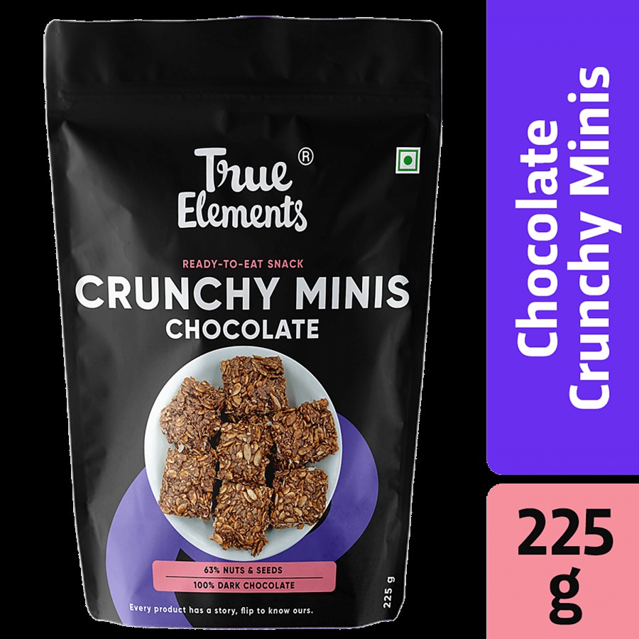 True Elements Chocolate Crunchy Minis - Ready To Eat Snack