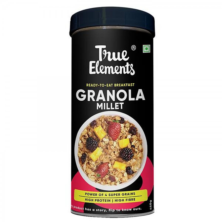 True Elements Millet Granola - High In Protein & Fibre