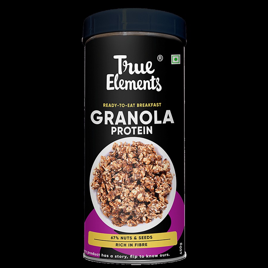 True Elements Protein Granola - Rich In Fibre