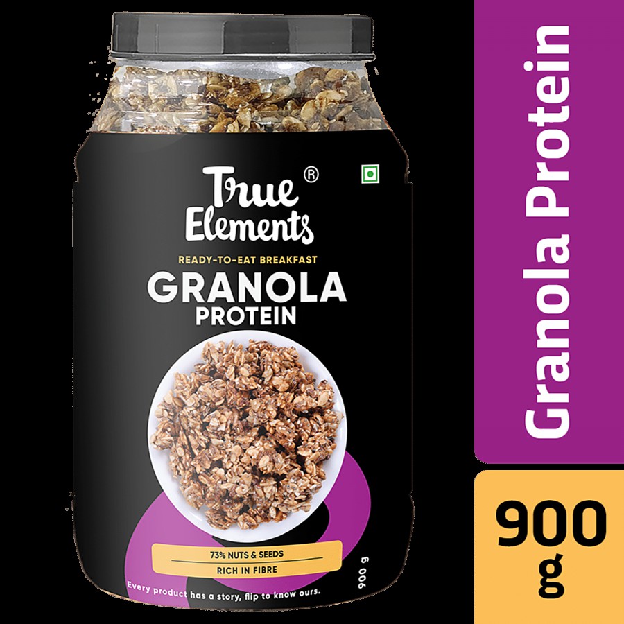 True Elements Protein Granola - Rich In Fibre