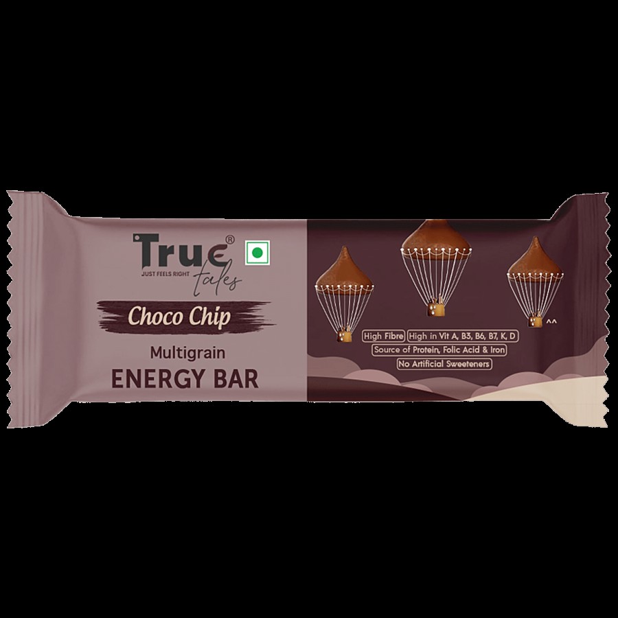 True Tales Multigrain Energy Bar - Choco Chip