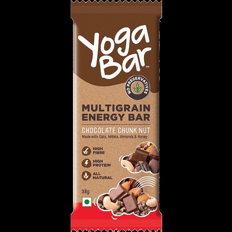 Yoga Bar Multigrain Energy Bar - Chocolate Chunk Nut