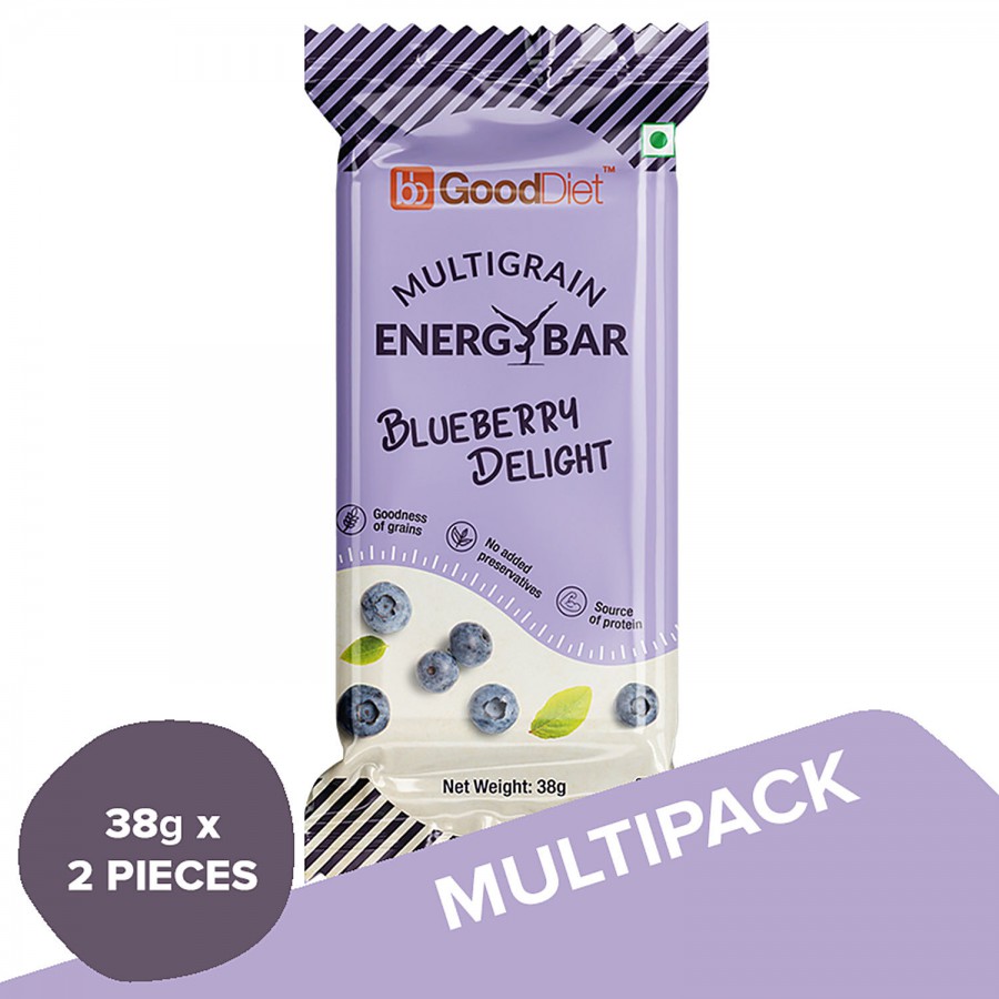 bb Gooddiet Multigrain Energy Bar Blueberry Delight