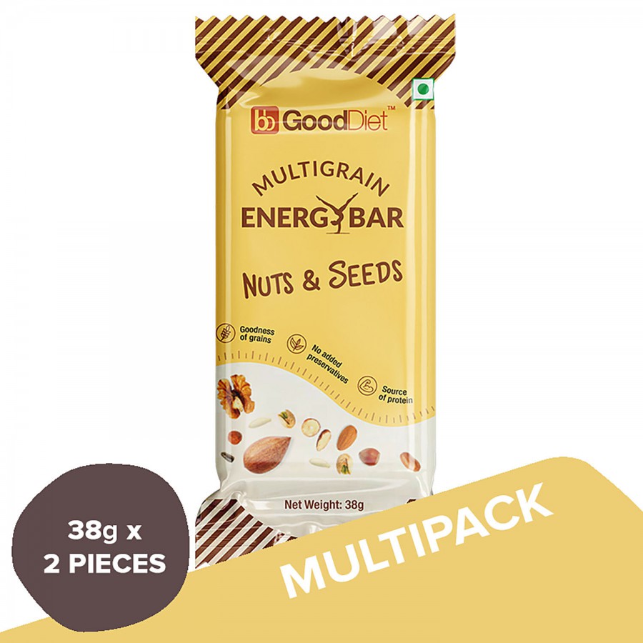 bb Gooddiet Multigrain Energy Bar Nuts & Seeds