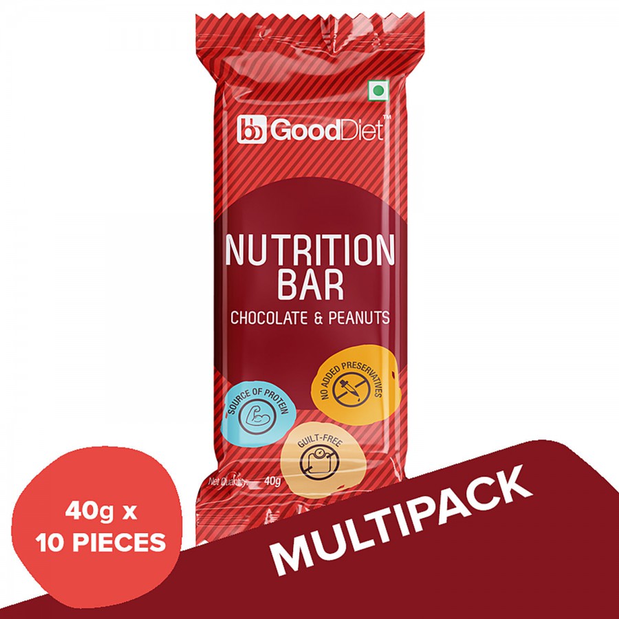 bb Gooddiet Nutrition Energy Bar - Chocolate & Peanut