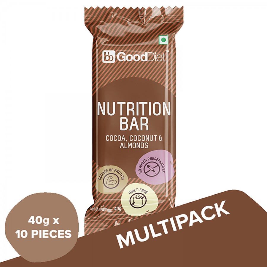 bb Gooddiet Nutrition Energy Bar - Cocoa Coconut & Almonds