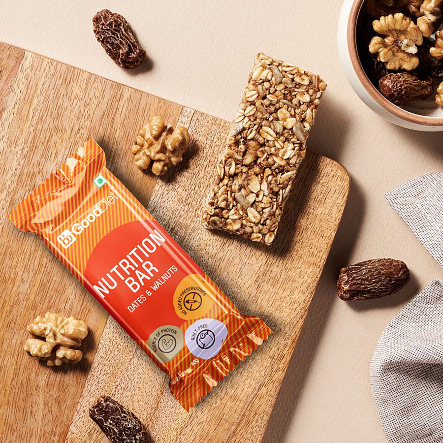 bb Gooddiet Nutrition Energy Bar - Dates & Walnut