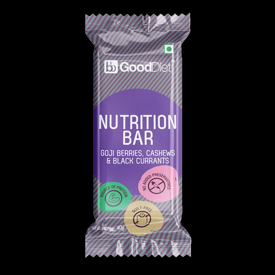 bb Gooddiet Nutrition Energy Bar - Gojiberry