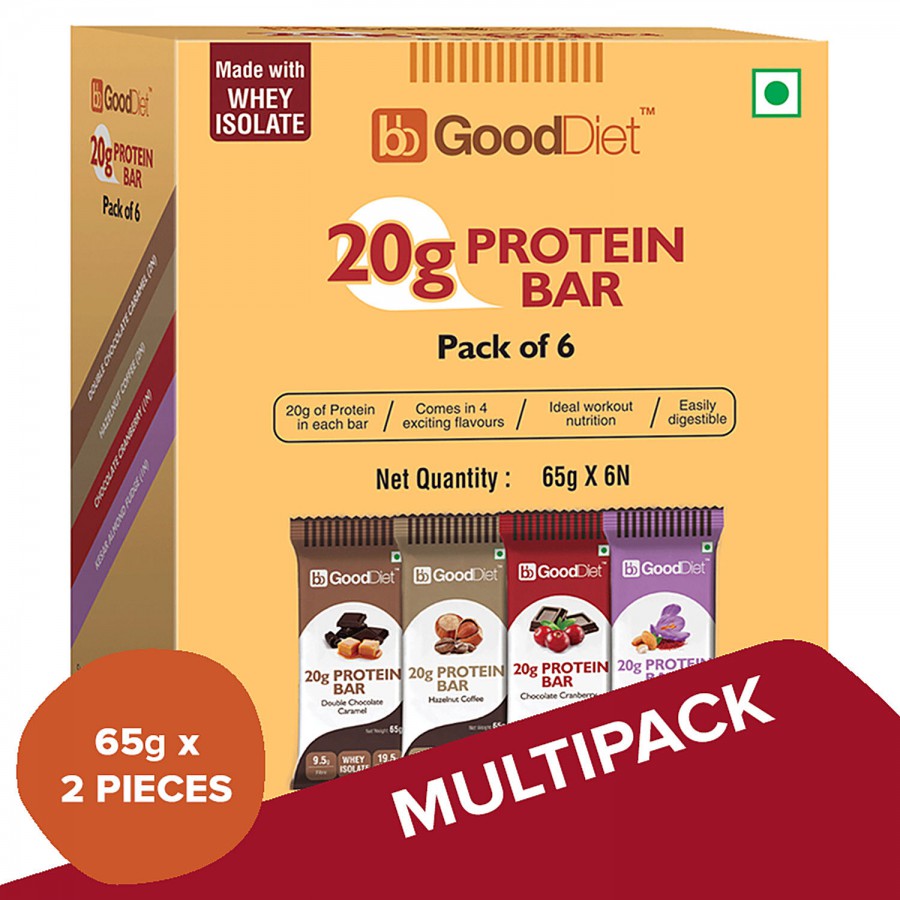 bb Gooddiet Whey Protein Bars - Variety