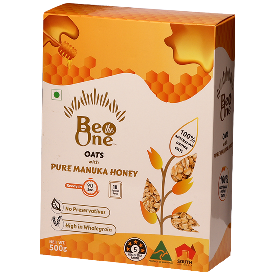 Be the one Oats With Pure Manuka Honey - 100% Australian Crown Oats