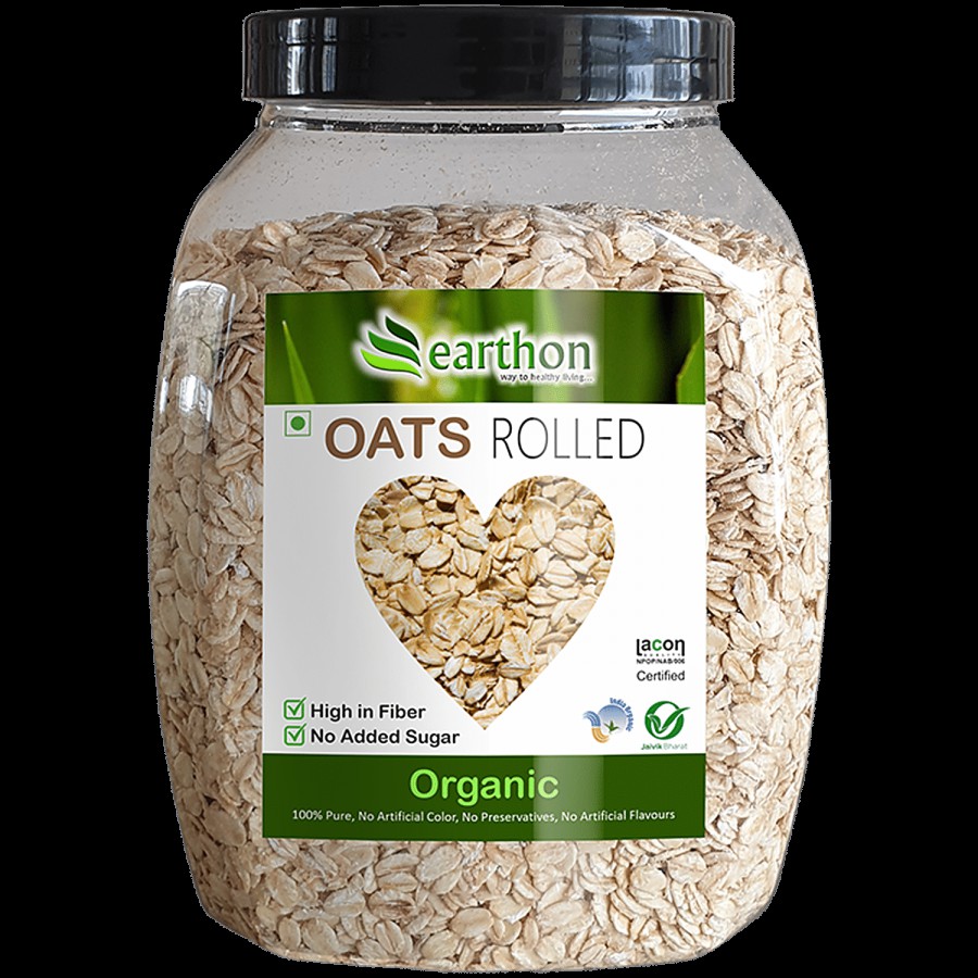 Earthon Organic Rolled Oats - Jai Flakes