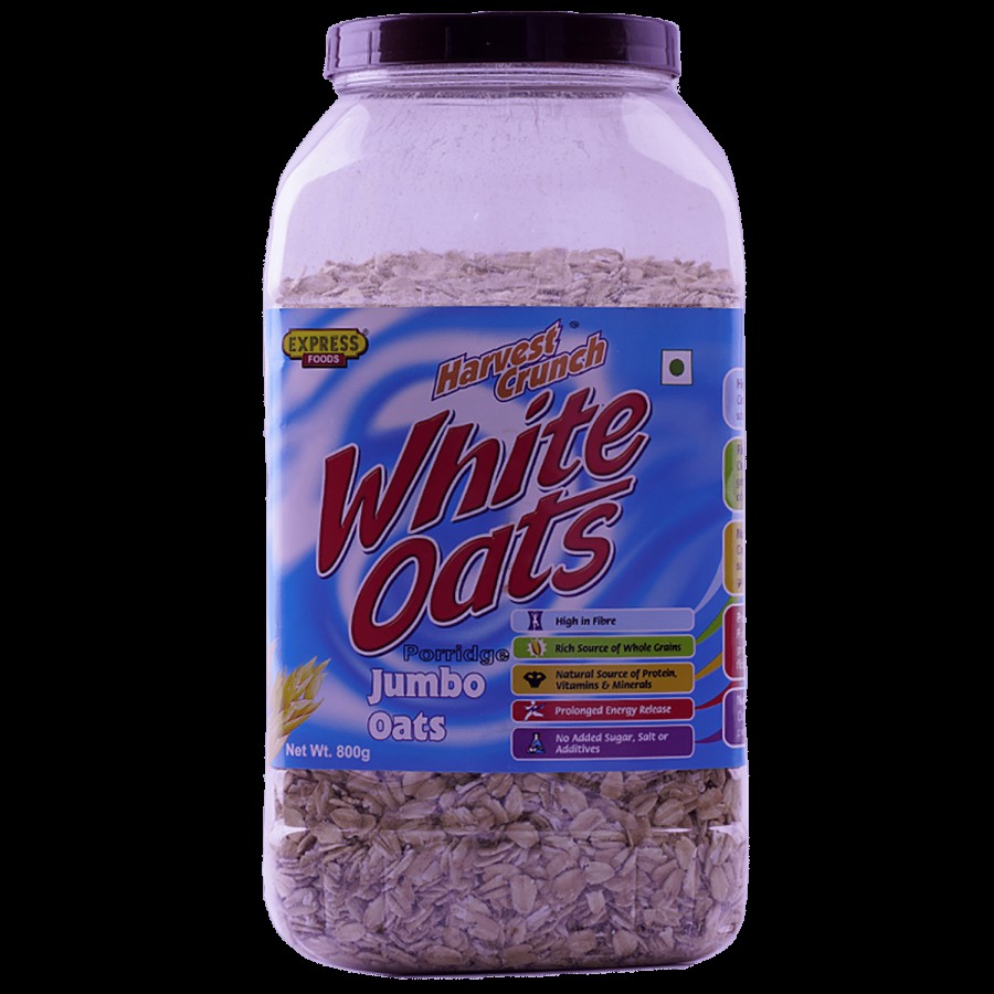 Express Foods Jumbo White Oats - Harvest Crunch