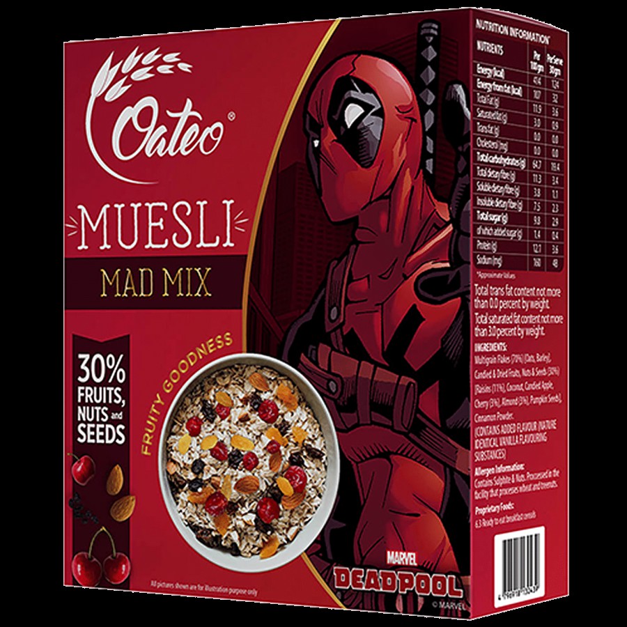 Oateo Muesli Mad Mix - Raisins