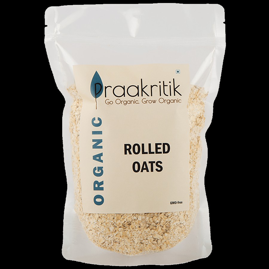 Praakritik Organic Rolled Oats - High In Protein & Healthy Fats