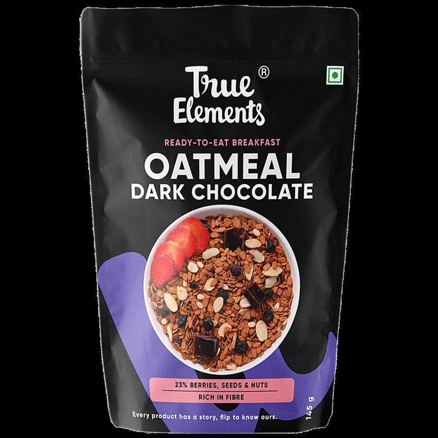 True Elements Ready To Eat Breakfast -  Dark Chocolate Oatmeal