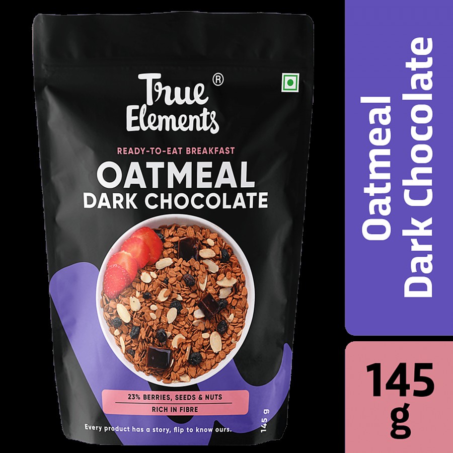 True Elements Ready To Eat Breakfast -  Dark Chocolate Oatmeal