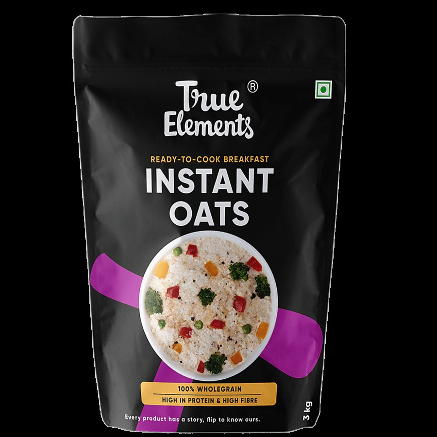 True Elements Whole Instant Oats - Gluten Free