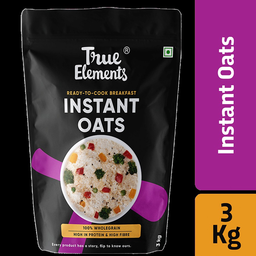 True Elements Whole Instant Oats - Gluten Free