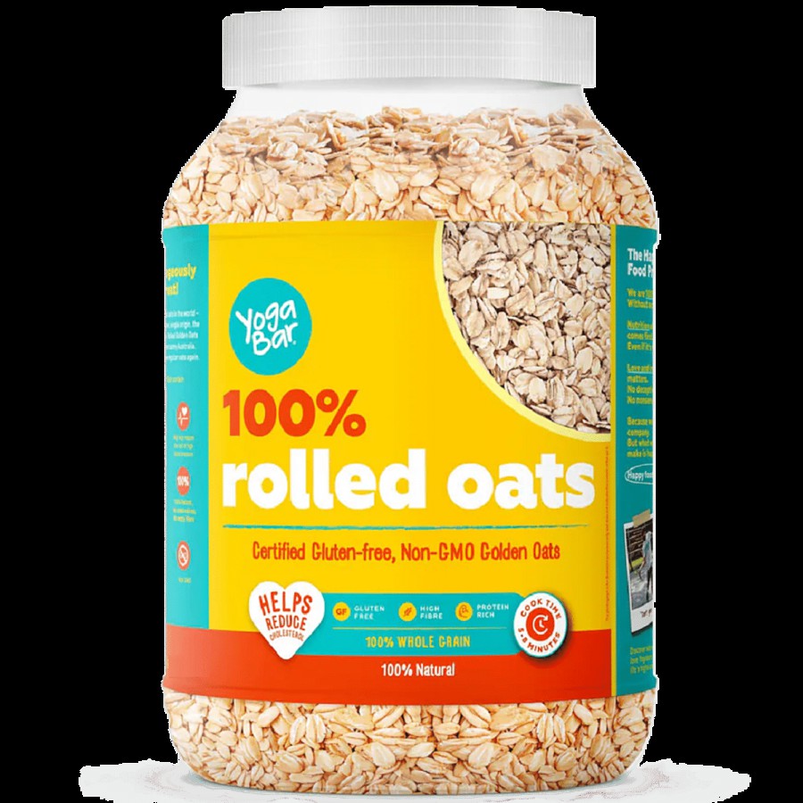 Yoga Bar 100% Rolled Oats - High In Fibre