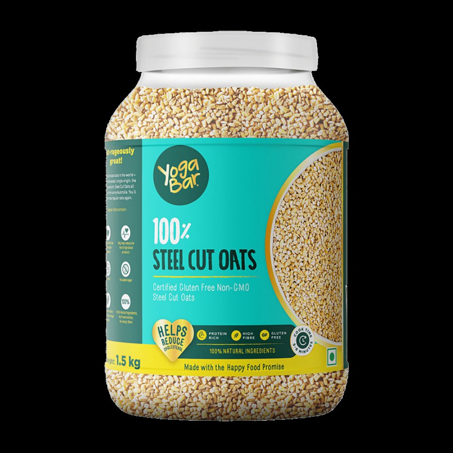 Yoga Bar 100% Steel Cut Oats - High In Protein